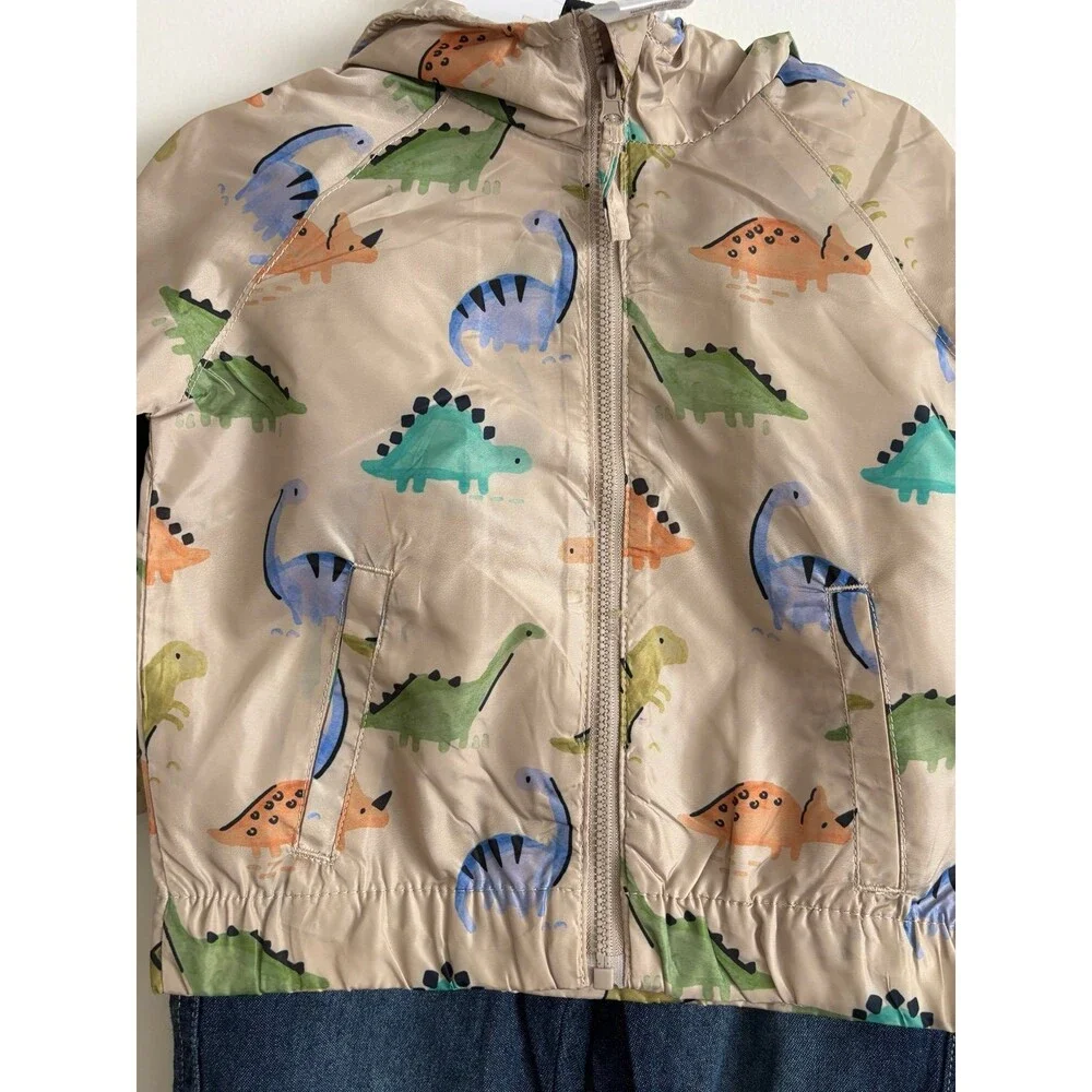Baby Rebel 3pc Set 24months 2T jogger jeans windbreaker dinosaurs‎